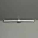 Cable Machine Attachment, lat pull down bar, Lightweigh Aluminum Tricep Straight Bar, V Bar, LAT Pulldown Attachments, gym attachments for cable machine, Accessories Load 1000lbs (18.8-inch straight rod)