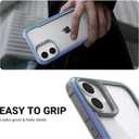 3 x RAPTIC Shield for iPhone 16 Plus, 2024 Capture Button Shockproof Protective Clear Case, Military Grade 13ft Drop Tested, Durable Aluminum Frame, Anti-Yellowing, 6.7 inch, Iridescent