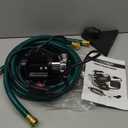 Water Transfer Pump, 115V 1/10HP Electric Utility Pump with On/Off Switch 2 * 6 ft Water Hoses Kit for Removing Water from Garden Pools Aquariums Hot Tub Draining 1/8 Low Suction for Rain Barrel