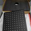 8" Rain Shower Faucet& Bathtub 3 Handle Knob Tub & Shower Rough-In Valve, Included Rough-in Valve, Matte Black