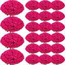 150 Pcs Roses Artificial Flowers, Silk Hot Pink Artificial Flowers Petals Long Stem Roses for Wedding Bouquet Home Party Decor