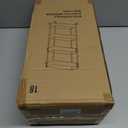 4-Tier Slim Rolling Utility Cart Storage Shelves Trolley Storage Organizer Shelving Rack with Mesh Baskets/Wheel Casters for Laundry Pantry Bathroom Kitchen Office Narrow Places(Black)