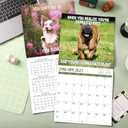 2026-2027 Wall Calendar - Funny Dogs Wall Calendar 2026-2027, Jul. 2026 - Dec. 2027, 12" x 24" (Open), 18-Month Calendar, Dog Calendar, Unruled Blocks, Thick Paper, Hanging Hole, Holidays
