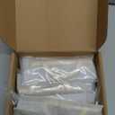 homdiy 12 Pack Brushed Gold Cabinet Pulls 3.75" Drawer Half Moon Handles for Dresser Kitchen Hardware, 3-3/4 inch(96mm) Hole Centers