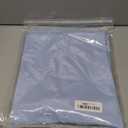 DONREN Light Blue Cerulean Window Curtain Valances for Kitchen - Room Darkening Valances for Window with Rod Pocket (42 by 15 Inch,2 Panels,Sky Blue)