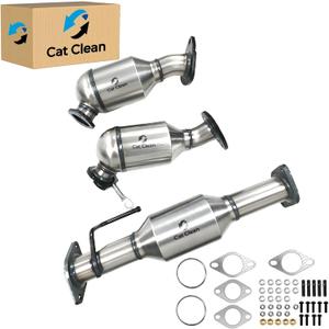 3PCS Catalytic Converter for Buick Enclave Chevy Traverse 2009-2017 3.6L | GMC Acadia 2009-2017, Saturn Outlook 2009-2010 3.6L V6 Catalytic Convertor Automotive Replacement EPA Compliant
