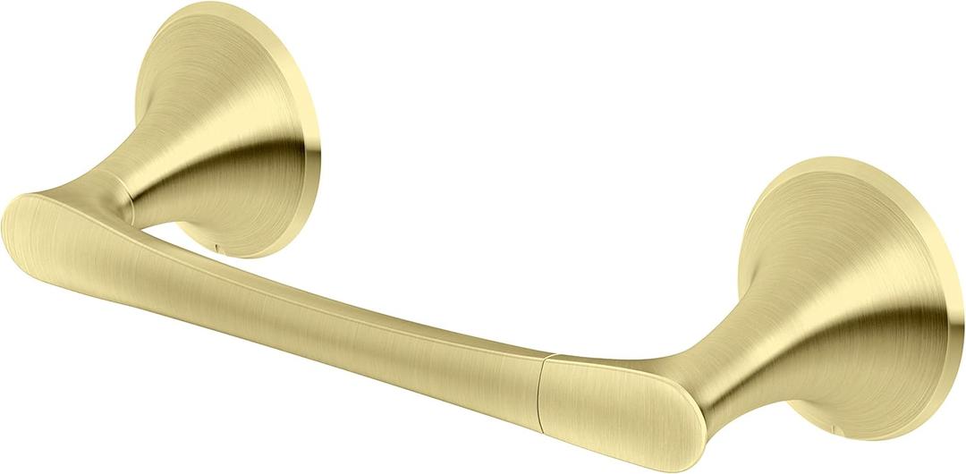Pfister BPH-RH0BG Rhen Toilet Paper Holder, Brushed Gold
