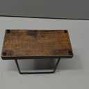 Wooden Napkin Holder Paper Napkin Holder Rustic Square Napkin Holder with Iron Design Suitable for Kitchen Decoration 6.02x2.91x5.32 inches 1 piece