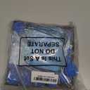 50 Sets Baby Shower Party Favors Including 50 Pcs Unscented Tealight Baby Shower Candles Gift Bags Cards for Gender Reveal Party Supplies(Blue)