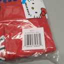 Hello Kitty Sanrio Girls Fleece Zip Up Hoodie with Ears for Big Kids (Red)