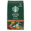 Starbucks Ground Coffee, Medium Roast Coffee, House Blend, 100% Arabica, 1 bag (18 oz)