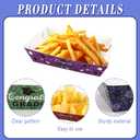 jeowicti 24 Pcs 2026 Graduation Party Supplies Favors Paper Food Trays 2026 Graduation Decorations Grad Table Decor Food Boats Snack Paper Trays Serving Tray Snack Bowl Grad Party Decorations