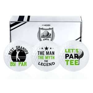 Funny Grandpa Gifts Golf Balls Set for Men or Him, Perfect for Grandpa, Coworkers, Boss, Golfers, Golf Lovers for Birthday & Father's Day - White Funny Grandpa Gifts Golf Balls Set for Men or Him, Perfect for Grandpa, Coworkers, Boss, Golfers, Golf Lovers for Birthday & Father's Day - White