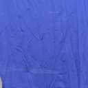Rooscier Women's Sheer Mesh Short Sleeve Round Neck See Through Sexy Blouse Shirt Top Size L (Royal Blue)