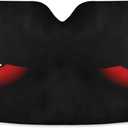Evil Eyes Car Sun Shade Windshield Red Eyes Sunshade Blocks UV Rays Protector Keep Your Vehicle Cool Sun Shield Visor Cover Foldable for Car Truck SUV M (55 inch * 27.6 inch)