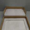 StonePlus Natural Marble Storage Vanity Tray, Cosmetics Jewelery Tray, Kitchen Organizer, Coffee Table Tray (Volakas White, Glossy Surface, 11.8L x 7.87W x 1.18H)