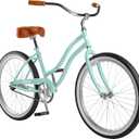Retrospec Chatham 20 & 24 Inch Beach Cruiser Girls & Boys Bike for Kids Ages 6-11 with Coaster Brake - Single Speed Bicycle Adjustable Seat & Handlebars, Cushioned Saddle