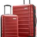 Samsonite Omni 2 Hardside Expandable Luggage with Spinner Wheels, Arrow Red, 2-Piece Set (Carry-on/Medium)