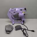 Hat Press Heat Machine for Caps with Precise Temp&Timer Control, Timer Auto Starter, Hat Heat Press with 2 Platens for Trucker Hat & HTV Iron on Vinyl, Sublimation Hat Press, Heat Transfer (Purple)
