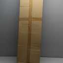 QEEIG Bathroom Shelves 48 inches Long Wall Shelf Large Extra Long 48 x 9 inch Set of 2, Rustic Brown (008-120BN)