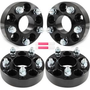 SCITOO 4Pcs Wheel Spacers 1.5" 5x110 Bore 65.1mm Studs 12x1.5 5Lug Wheel Spacers Adapters Fit for for Chevrolet for Malibu for Chevrolet HHR for Chevrolet Cobalt for Cadillac Catera for Pontiac G5