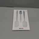 DI ORO Silicone Spatula Set - Rubber Kitchen Spatulas for Baking, Cooking, & Mixing - 600F Heat-Resistant & BPA Free Silicone Scraper Spatulas for Nonstick Cookware - Dishwasher Safe (3pc, Black)