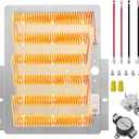Upgraded ADE3LRGS171TW01 ADE3SRGS175TW01 ADE3SRGS173TW01 ADE4BRGS176TW01 ADE9RYS177TW01 Dryer Heating Element for Speed Queen 503978 964p3 61927 61928 510329 56179 ADE8RGS173TW01 ADE4BRGS177TW01 Parts