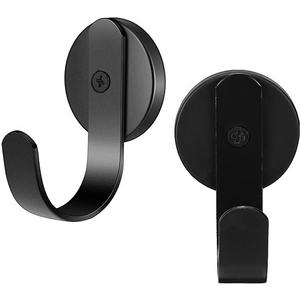 Elleiffina Magnetic Hooks Heavy Duty Magnet Hook Hanging Small Strong Magnet Hook Wreath Hangers for Metal Door Refrigerator or Wreath Hanger 2pcs