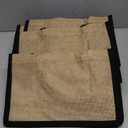 Reginary 16 Pcs Jute Tote Gift Bags Natural Burlap Grocery Shopping Bag Beach Tote with Handle for Bridesmaid Wedding Travel