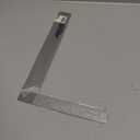 Mr. Pen- Framing Square, 8 x 12 Inch, Silver, Right Angle Ruler, L Shape Ruler, Metal Square