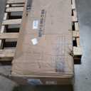 Rolanstar Twin Size Bed Frame with LED Lights and Charging Station, Upholstered Bed Storage Headboard & Drawers, Heavy Duty Wood Slats, Easy Assembly, White