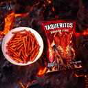 6 x Taqueritos Dragon Fire, Spicy Rolled Corn Tortilla Chips, 8 oz (Pack of 1) (EXP 06/06/26)