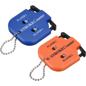 Golf Score Indicator, Stroke Counter Clicker Portable Handy Count Shot Keeper with Key Chain for Golfer Training