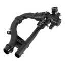 VekAuto 1 Pc Car Thermostat for Mercedes-Benz C300 2015-2018 E300 2017-2019 Plastic Black Engine Coolant Thermostat Housing Assembly No.2742000115/2742003100