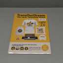TransOurDream Upgraded Iron on Heat Transfer Paper for T Shirts (20 Sheets, 8.5x11) Iron on Transfers for Light Fabric Printable Heat Transfer Vinyl for Inkjet Printer (TOD-4)