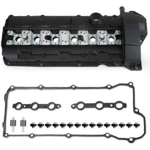 MITZONE Valve Cover with Gasket Bolts Compatible with 1996-1999 BMW 328is 328i 323is 528i Z3 M3 (004-077)