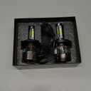 // Bulb 6500K Cool White 60000LM 900% Brighter, 1:1 Beam Plug and Play IP68 Waterproof Off-Road Lights, Pack of 2