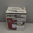 Hamilton Beach 49945 FlexBrew Single-Serve Coffee Maker Compatible with Pod Packs and Grounds, 1 Cup, Red