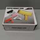 Sopu Make it Rain Money Gun Paper Playing Spary Money Toy Gun, Prop Money Gun Cash Gun Toy Party Supplies (Metallic Gold)