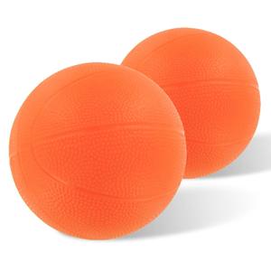 4" Mini Foam Basketball for Indoor Mini Hoop Basketball Games, 2 Pack | Mini Indoor Basketball Hoop Games & Kids Mini Hoops 