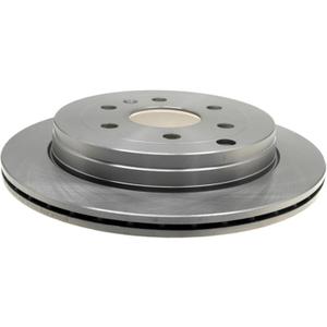 ACDelco Silver Rear Brake Rotor 18A2543A | GM 19255508 Brake Rotors for Select Buick Enclave, Chevrolet Traverse, Chevy, Saturn, GMC Acadia and More