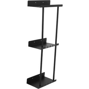 ABOOFAN Wall Mounted Towel Rack No-Drill Installation for Bathroom Detachable Organizer Shelf with High Load Capacity Modern Design for Efficient Wall Storage