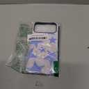 for iPhone 17 Pro Max Case for Women Girl Men Boy, Compatible with MagSafe, Shockproof Soft Silicone & Hard PC Shell Protective Case for iPhone 17 Pro Max - Light Blue Stars