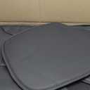 Seat Covers Fit for Toyota Sequoia 8 Seats:2023-2025 Full Set Waterproof Faux Leather Automotive Seat Covers Car Seat Cushion Protector Airbag Compatible (Black)