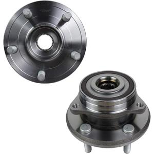 Autoround 513324 Front Wheel Hub Bearing Assembly Fit for 2011-2019 Jeep Grand Cherokee, 2011-2020 Dodge Durango 5 Lugs [2-Pack]