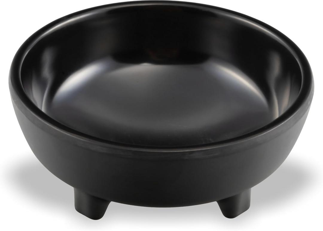 Carlisle FoodService Products Molcajete Ramekin, 3 oz. Black, Melamine (Pack of 2)