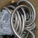 Garden Hose Metal 100FT, Stainless Steel Heavy Duty Water Hose With 10 Function Nozzle, No-Kink, Tough & Flexible, Sturdy and Lightweight, Rust Proof for Yard, Outdoor, RV