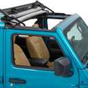 Bestop Sunrider for Hardtop - Jeep '20-Current Gladiator / '18-Current Wrangler JL (Black Diamond)