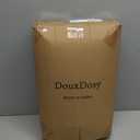 DouxDosy Waterproof Blanket (60"x80") for Bed, Couch, Sofa  Plush Throw Blanket to Protect Furniture, Stain Resistant, LeakProof, DoubleSided Flannel & Sherpa Fleece, Reversible Black & Grey