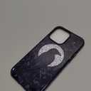 Case for iPhone 14 Pro Max,Black Crow Raven Moon Celestial Gothic Phone Case Military-Grade Drop Protection Cover for Women Girl - Glossy